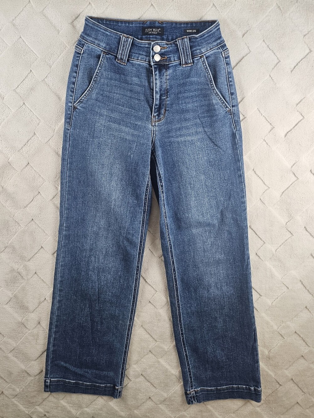 Judy Blue Wide Leg Jean Womens 27 Stretch Denim